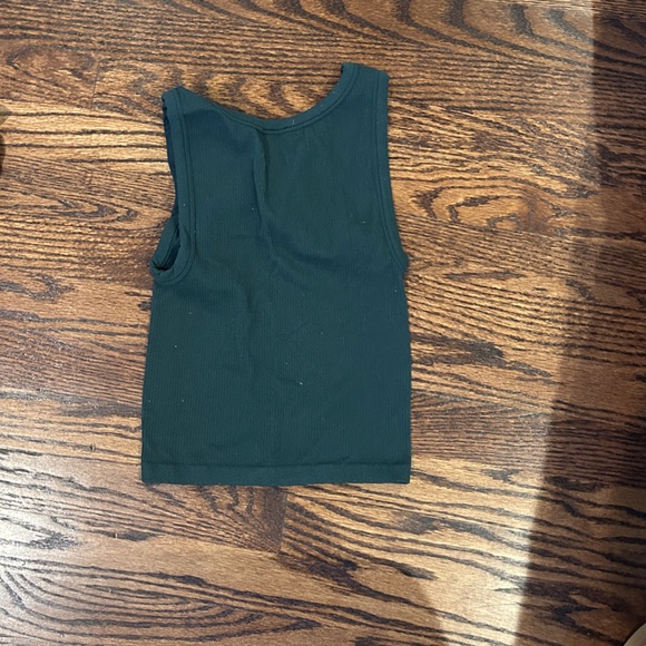 Wilfred Deep Green Ribbed Tank - Picture 3 of 3